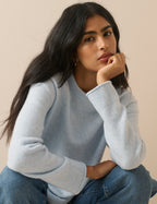 Baby Blue Crew Neck Jumper