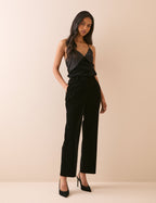 Black Velvet Cigarette Trouser