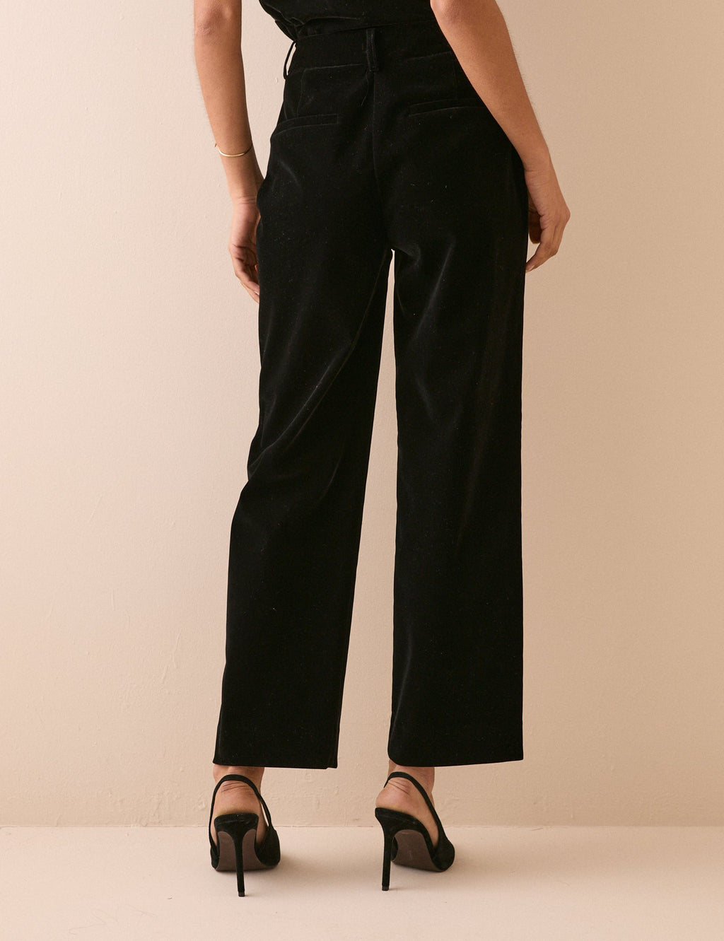 Black Velvet Cigarette Trouser