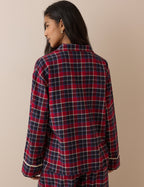 Red Tartan Brushed Pyjama Shirt