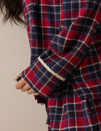 Red Tartan Brushed Pyjama Shirt
