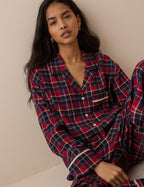 Red Tartan Brushed Pyjama Shirt