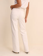 White High Rise Soho Wide Jeans