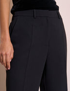Black High Waisted Flared Trousers