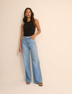 Light Blue High Rise Soho Wide Leg Jeans