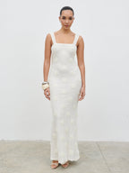 Nancie Floral Maxi Dress - Cream