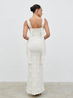 Nancie Floral Maxi Dress - Cream
