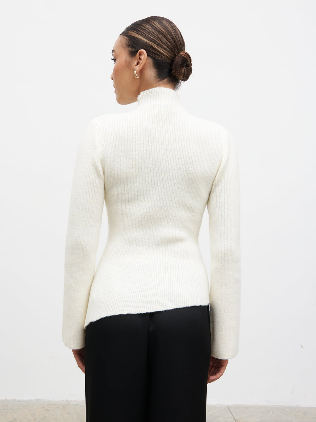 Odyssey A-Line Knit Jumper - Cream
