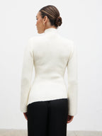 Odyssey A-Line Knit Jumper - Cream