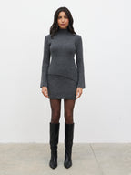 Odyssey A-Line Knit Jumper - Charcoal
