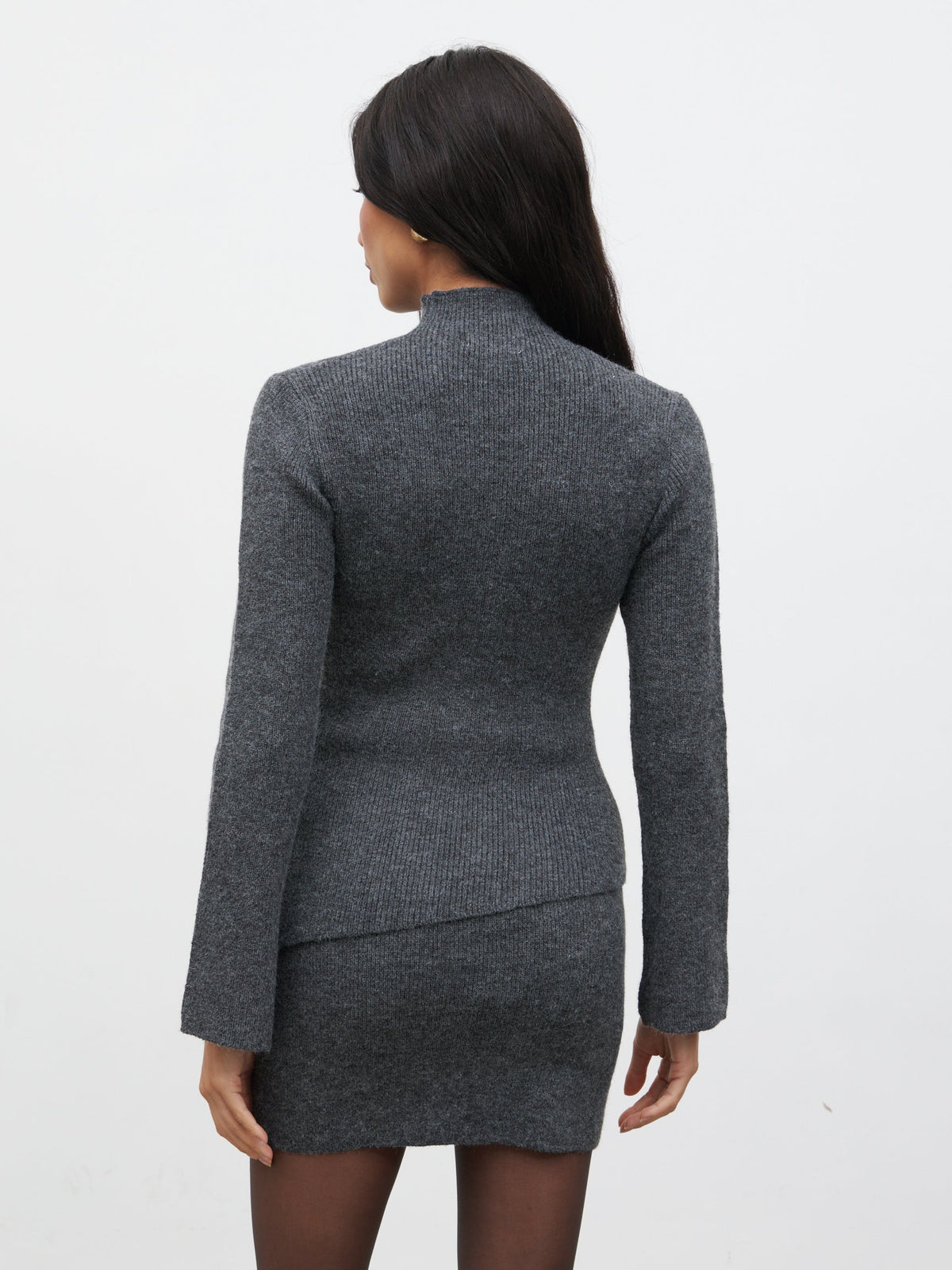 Odyssey A-Line Knit Jumper - Charcoal