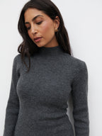 Odyssey A-Line Knit Jumper - Charcoal