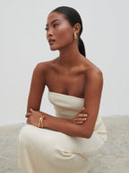 Reese Midaxi Knit Skirt - Cream