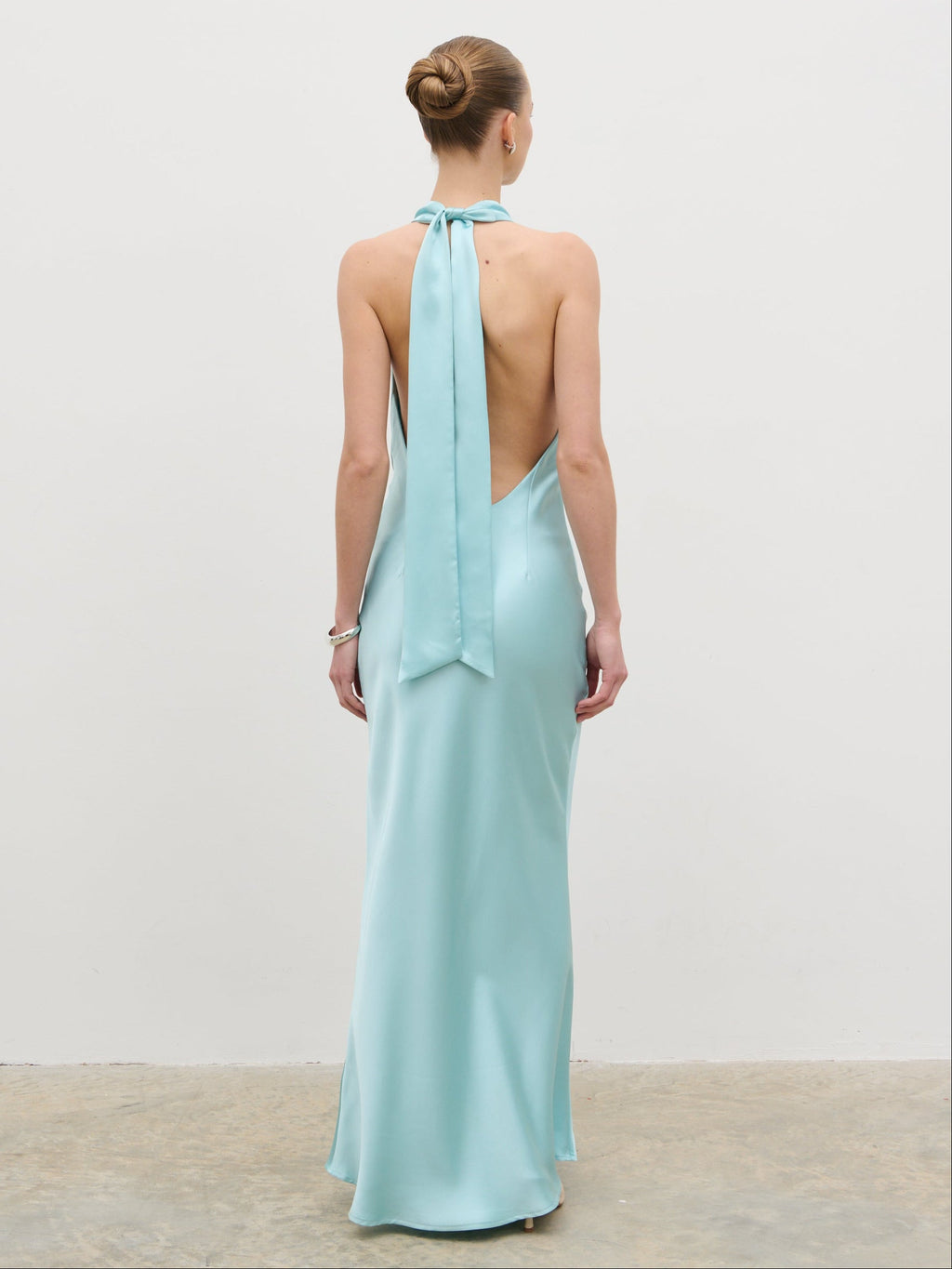 Solene Cowl Neck Maxi Dress - Seaspray