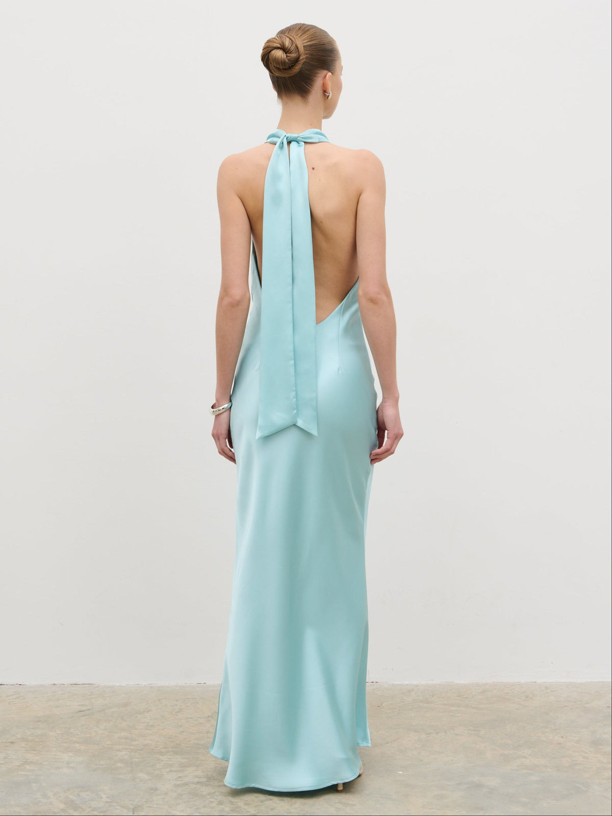 Solene Cowl Neck Maxi Dress - Seaspray
