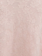 Tyra Drop Hem Floral Maxi Dress - Pastel Pink