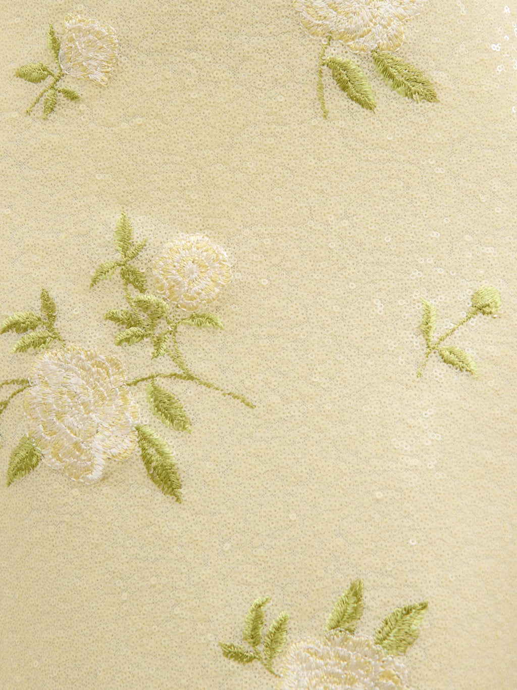 Zia Sequin Maxi Dress - Lemon Floral Sequin