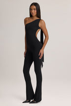 Modal One-Shoulder Jumpsuit in Black