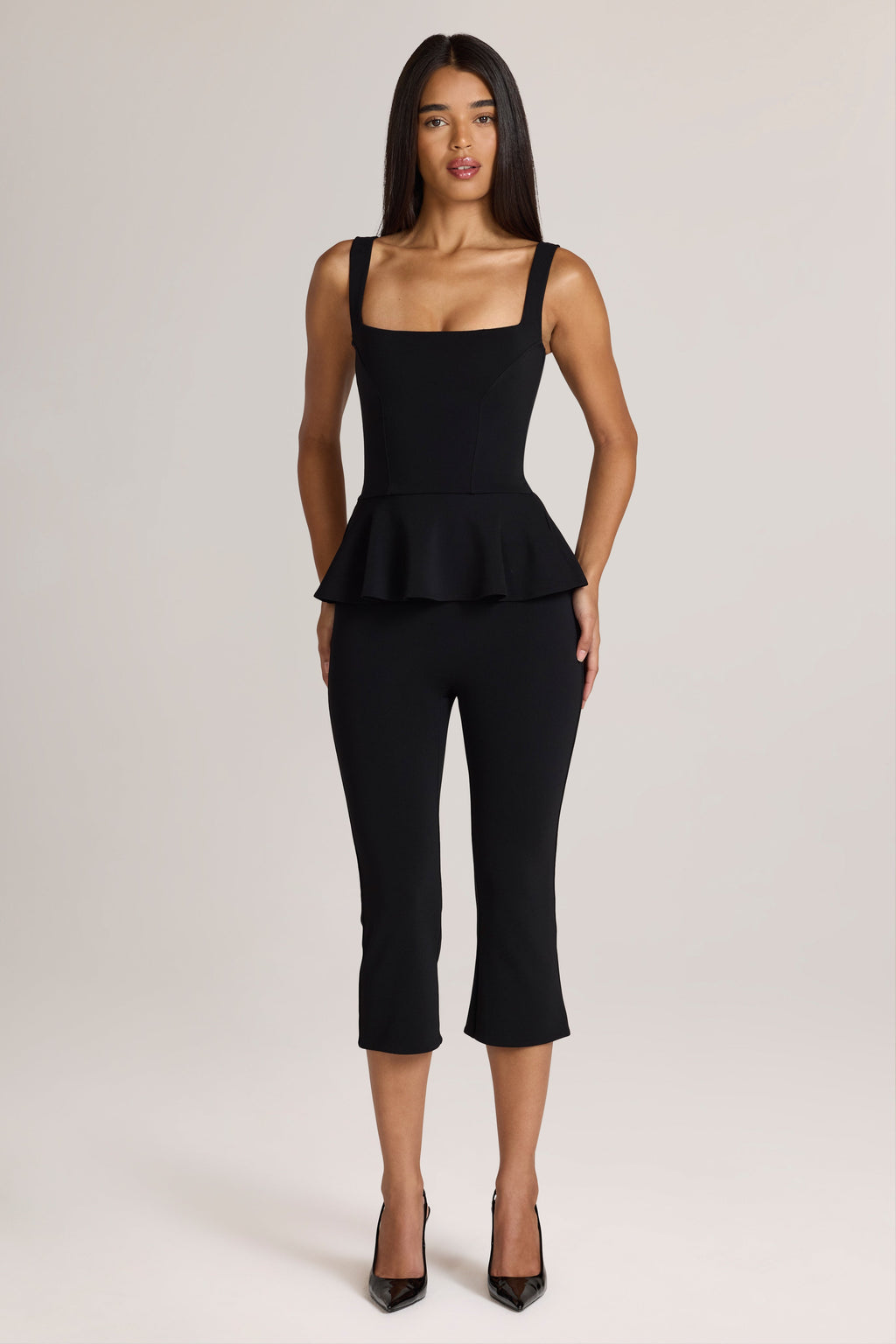 Ponte Capri Trousers in Black