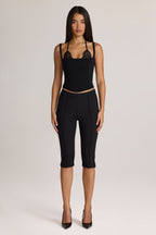 Ponte Capri Leggings in Black