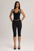 Ponte Capri Leggings in Black